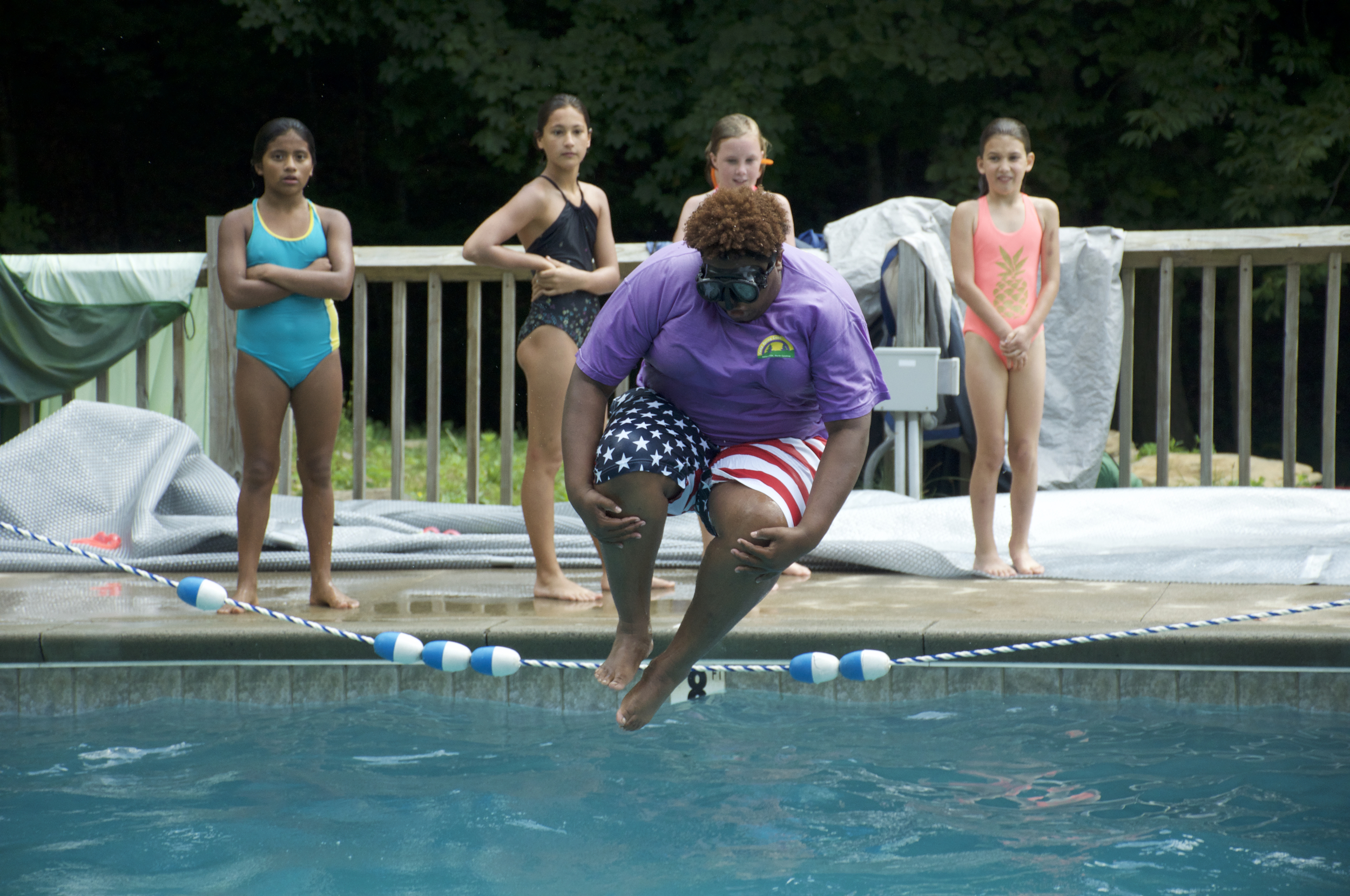 Ty takes the plunge