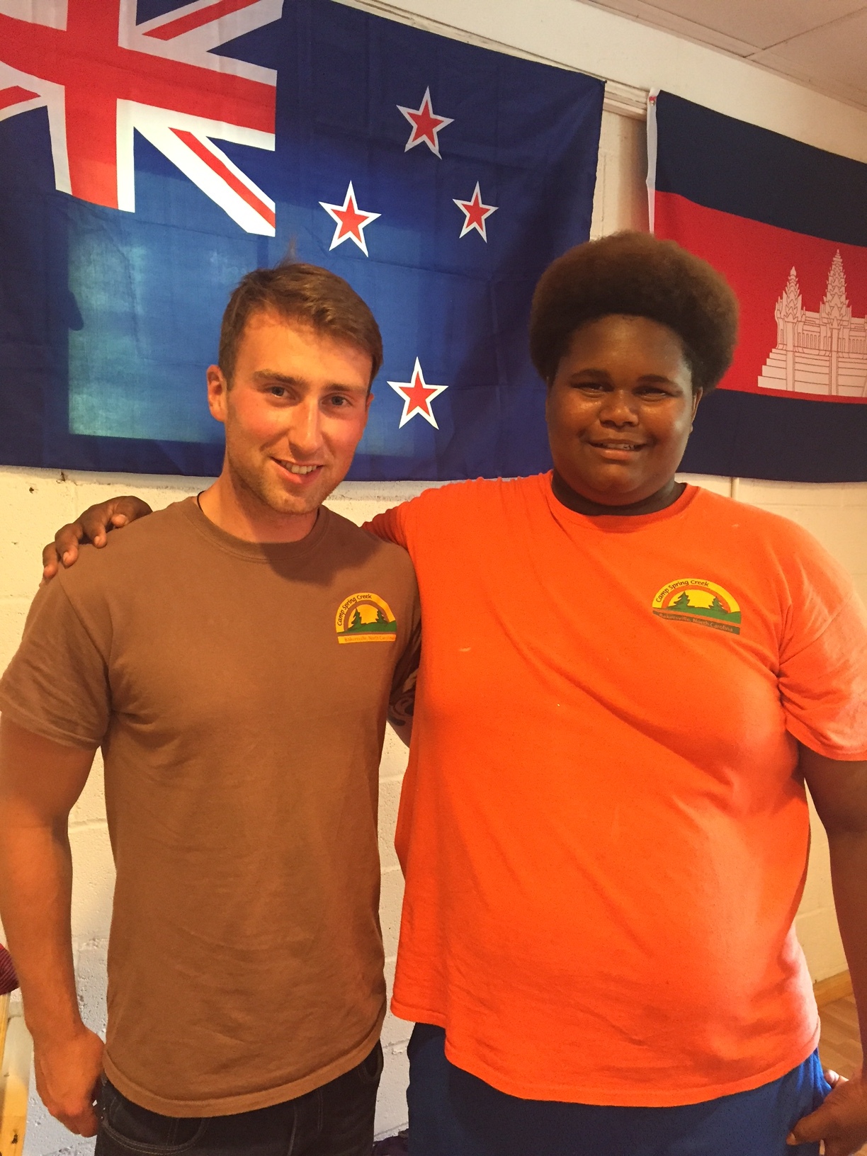 Ty with counselor, Conor
