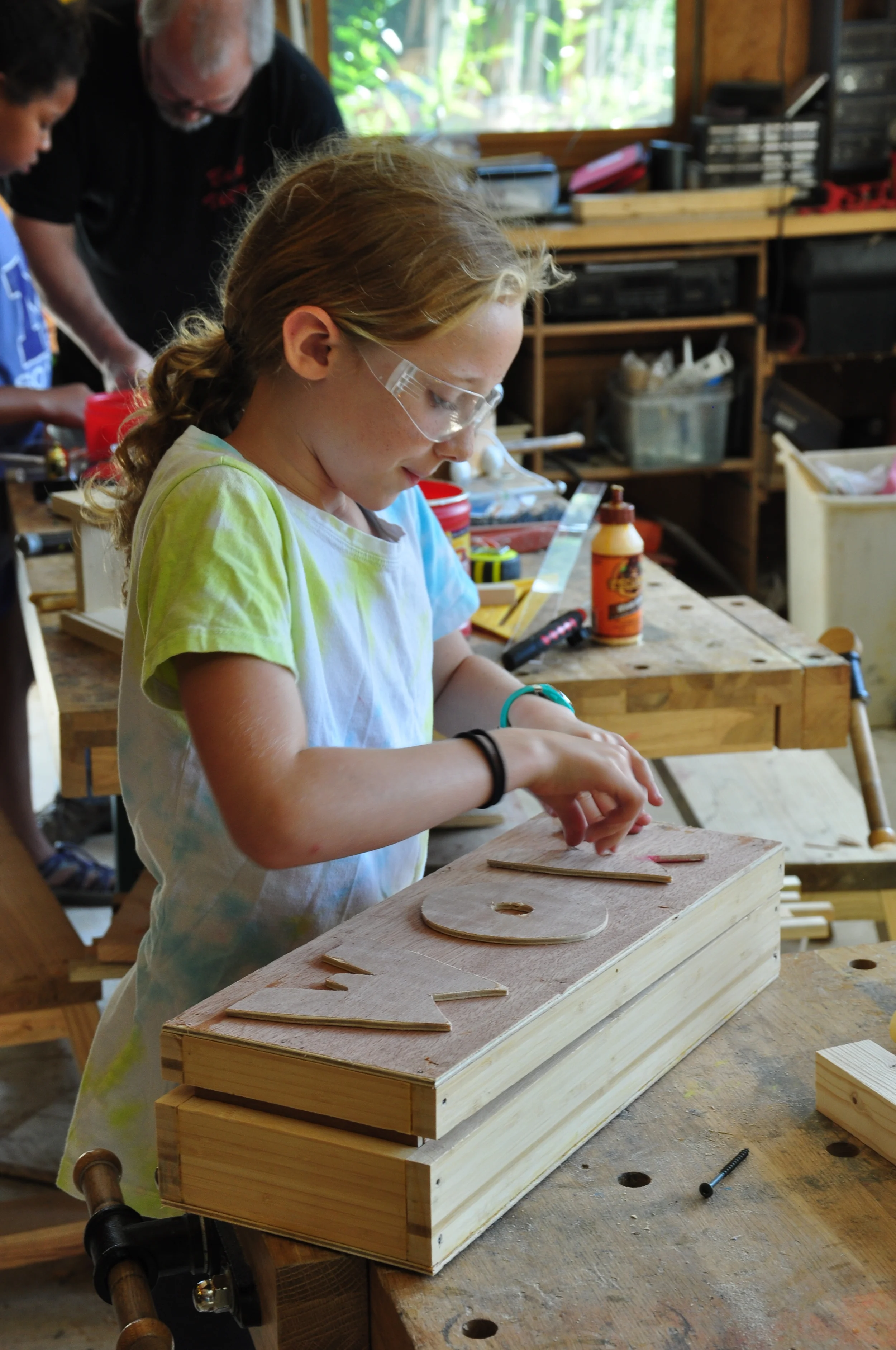 In the woodshop