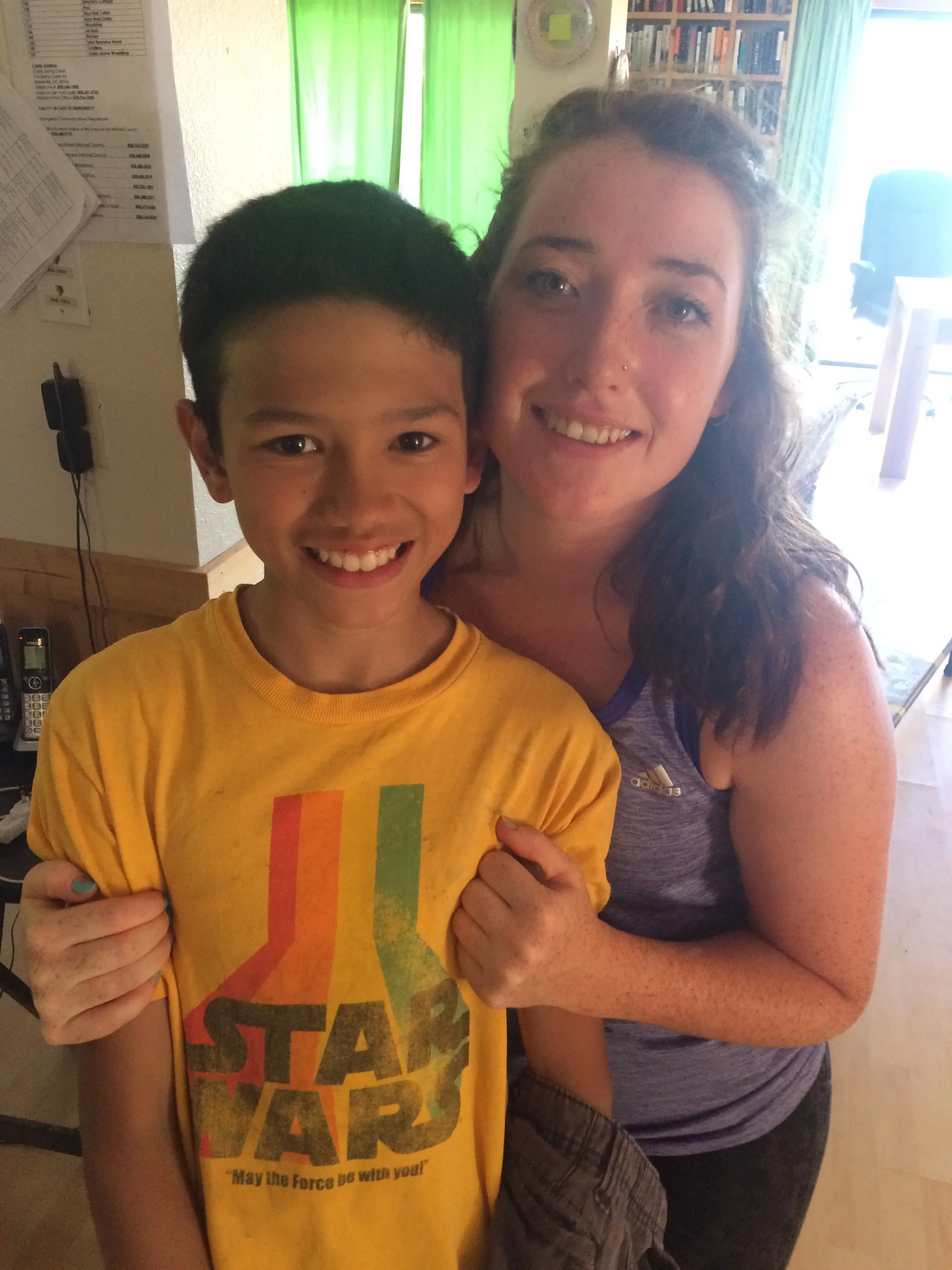 A counselor and her pal