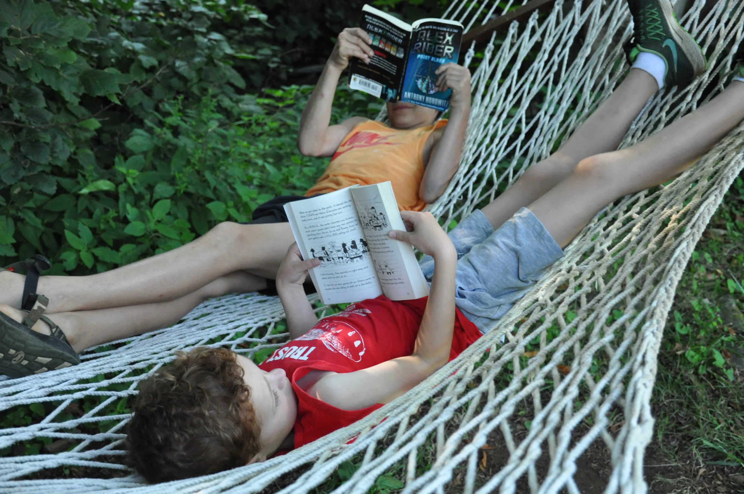 There's room for two in the hammock!