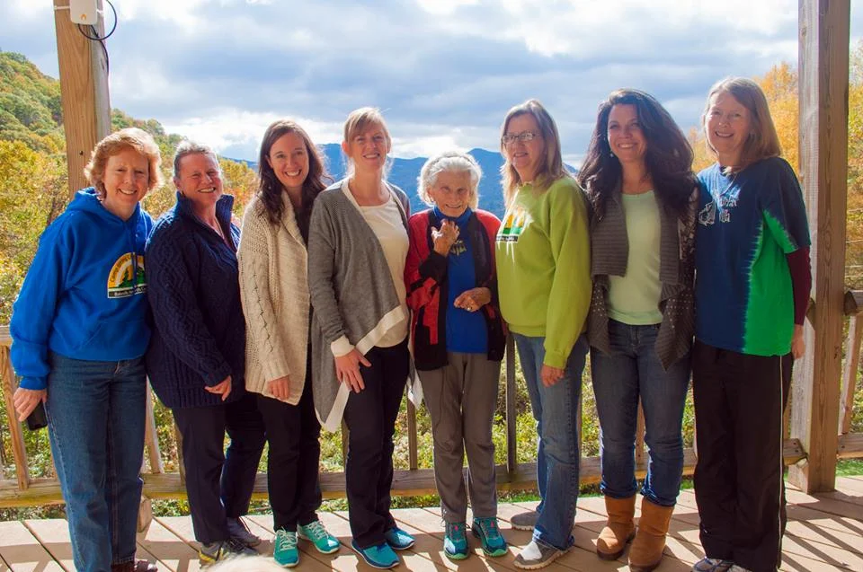 October: A very special writing workshop with Diana King (center)!