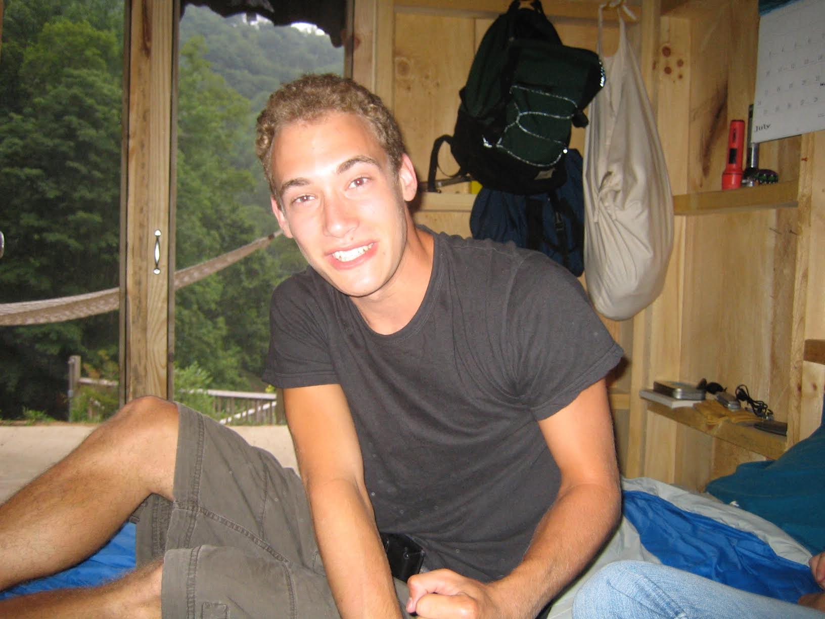Chris in the early days at Camp Spring Creek!