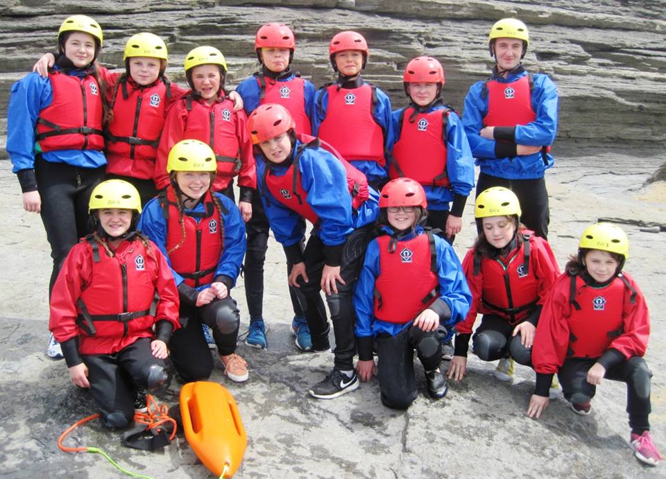 Future Camp Spring Creek counselor David Colgan, back right