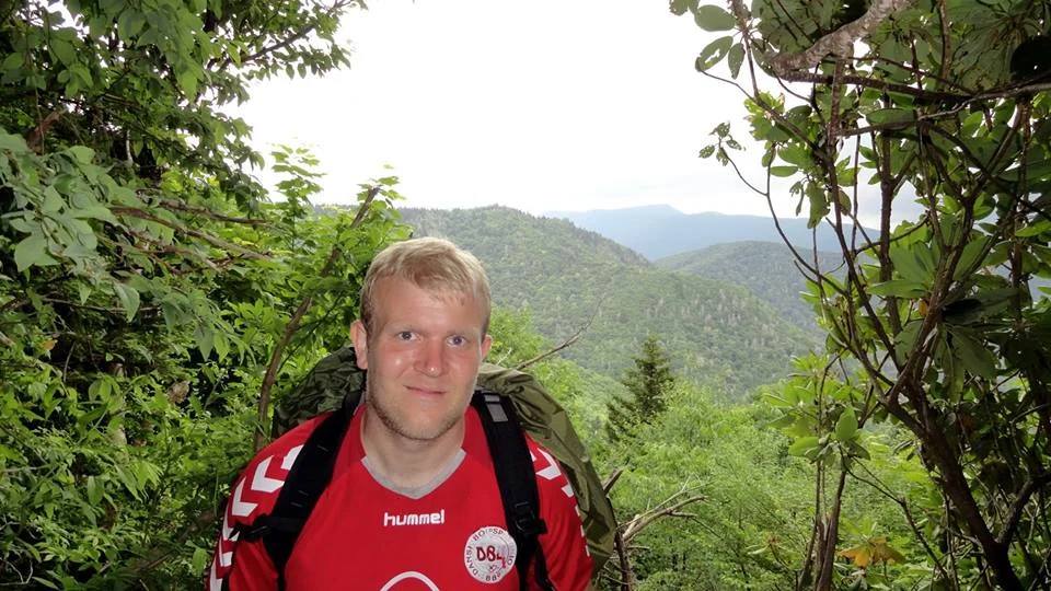 Jeppe during that awesome overnight hike in 2015!