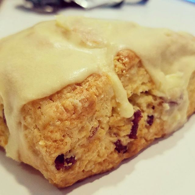 Cranberry Orange Scones for 5250 Cafe.  Perfect with morning coffee.....Start your day with something sweet. #baking #amorettiarmy #baker #bakery##5250
