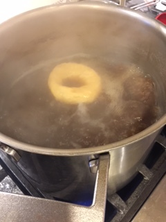 Bagels in water
