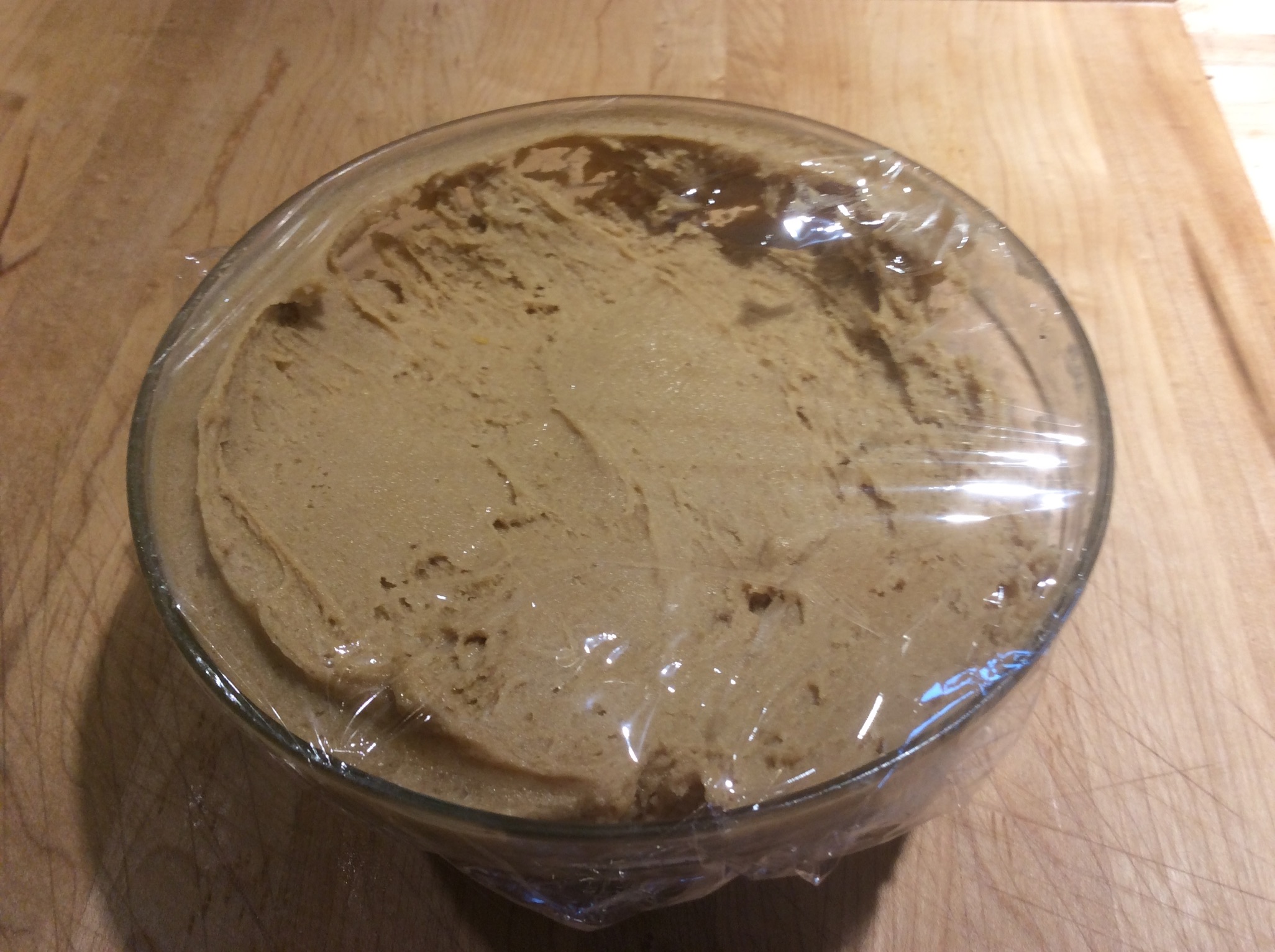 Peanut Butter Cookie Dough in Bowl - can stay in refrigerator for up to 3 days before scooping....