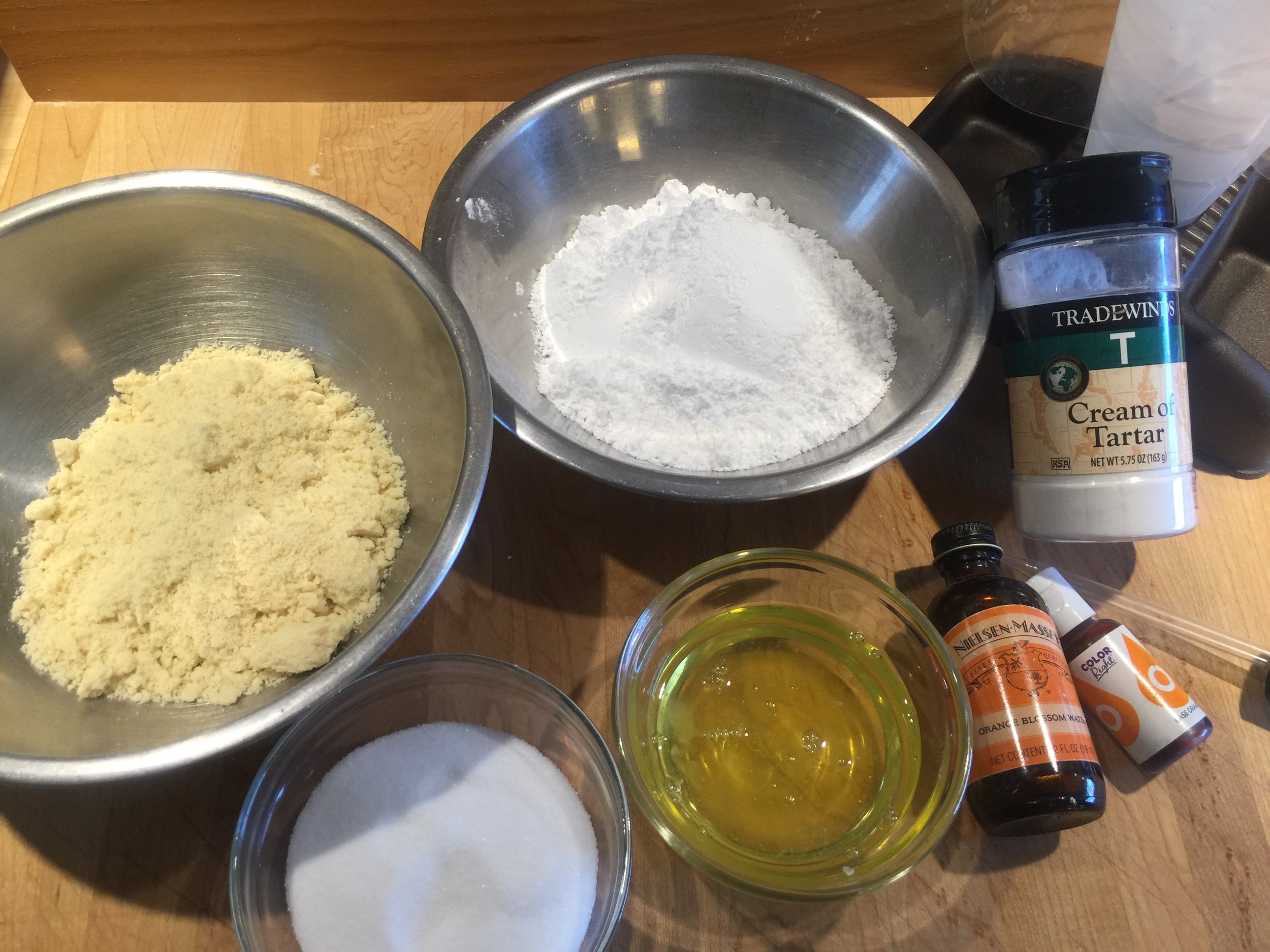 Macaron mise en place