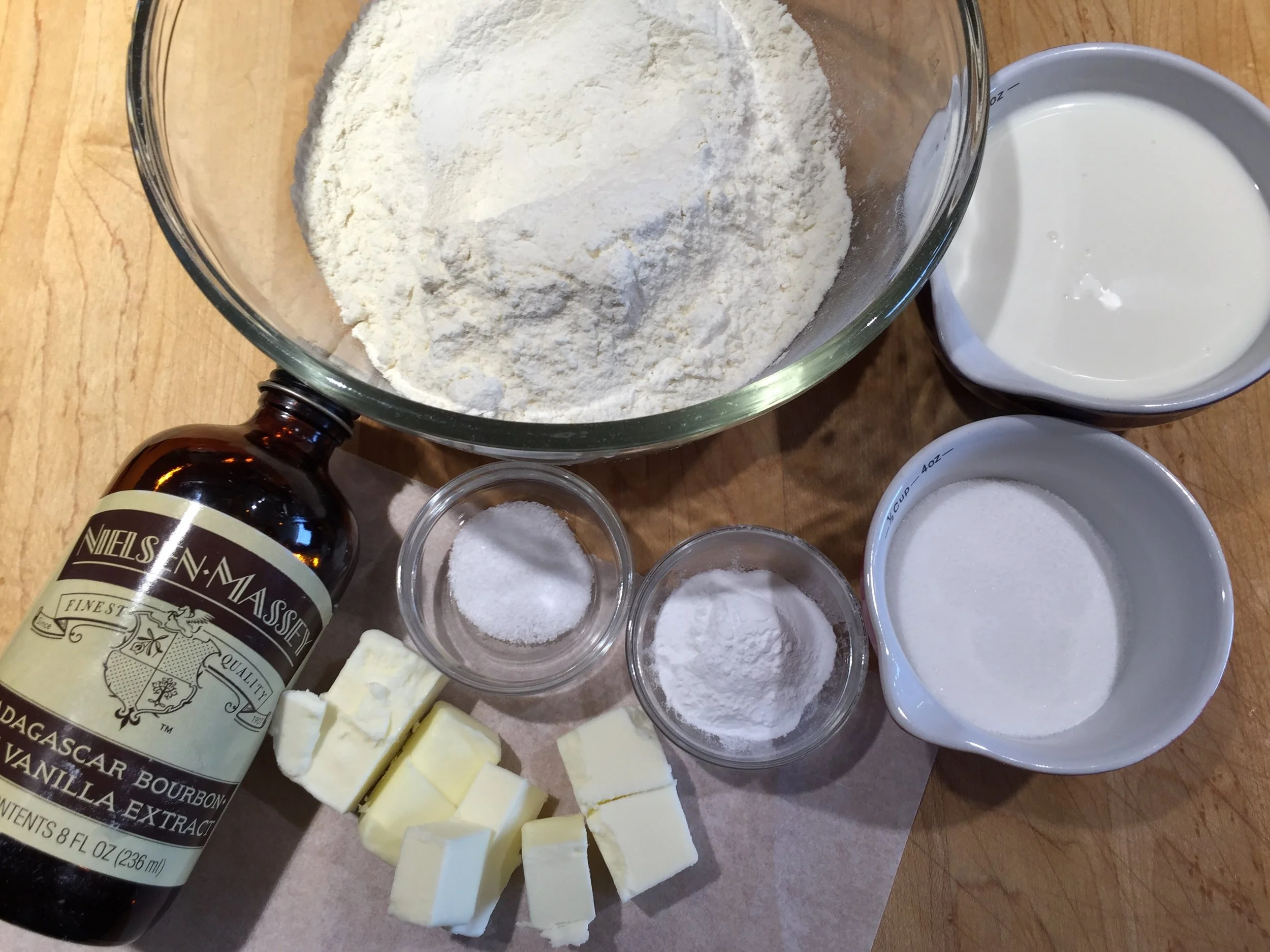Shortcake mise en place