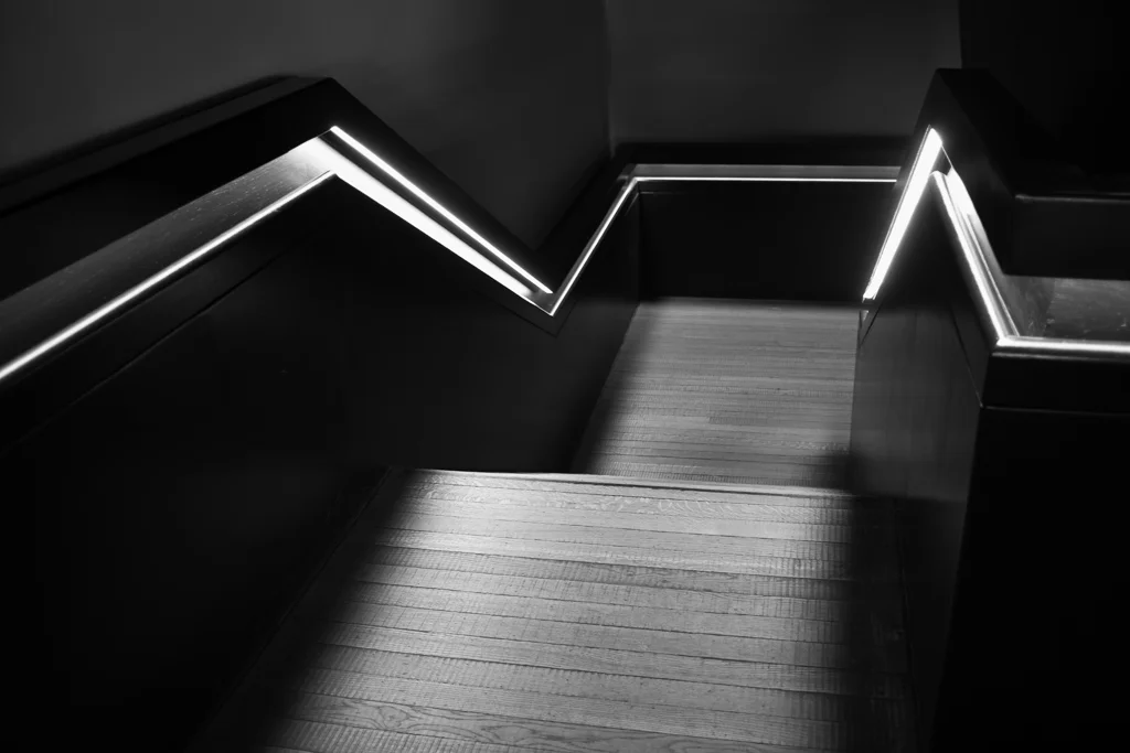 Stairs.