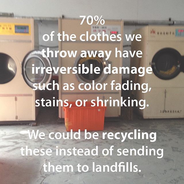Help us recycle unused scrap textiles and unusable clothing!
#fabricisnottrash #reducereuserecycle #sustainable #fashion #conscious #consumption #fashrev #fashionrevolution #waste #recycling