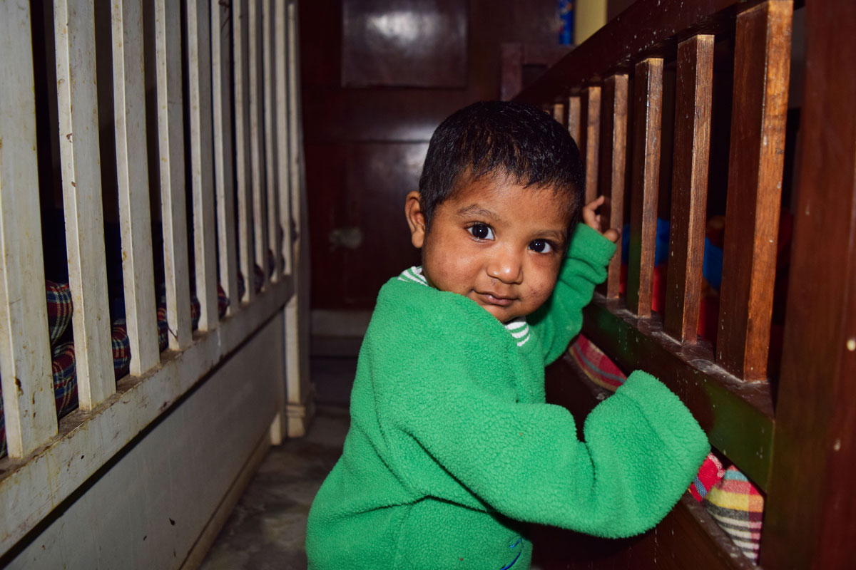 She made was dropped off at the agency the day H4ZP visited. She was left at a rail station. She was found with multiple broken bones; the local doctors were not able to find the reason for the broken bones. She has been more than three months at the agency therefore, she is eligible for adoption. The Indian Police Department has not been able to find her family. To date, no one has reported her missing.