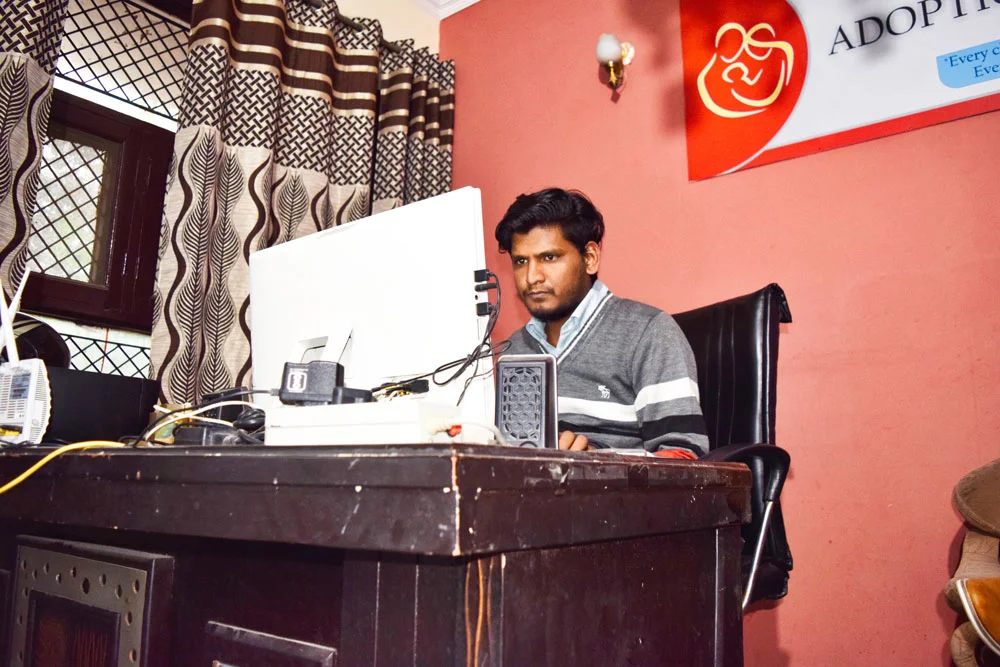 Raj works at the adoption center. He has the responsibility helping these children find a new home. He also has the responsibility of representing them in court. Raj has been member of Hands 4 Zero Poverty for the past three years. He has been extremely instrumental in the success of the organization.