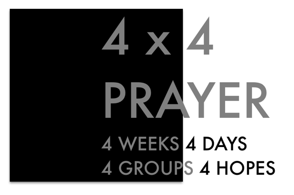 Pray with Us in October: 4 x 4 Prayer