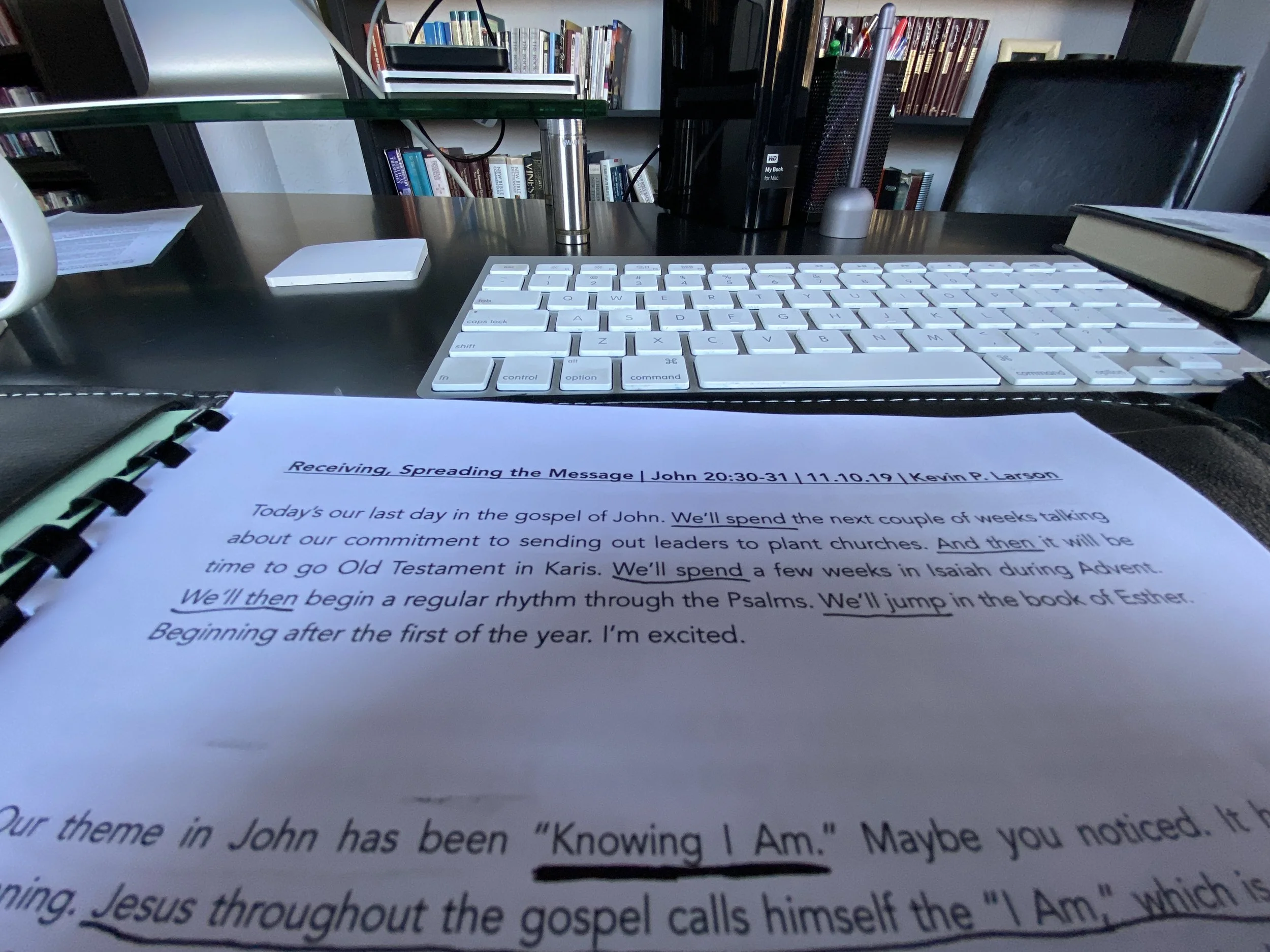 Sermon: Receiving, Spreading the Message (John 20:30-31)