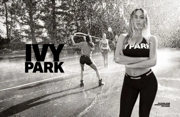 Bey looking flawess in her Ivy Park campaign; image via