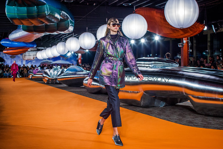 A scene from OC's futuristic set; image via