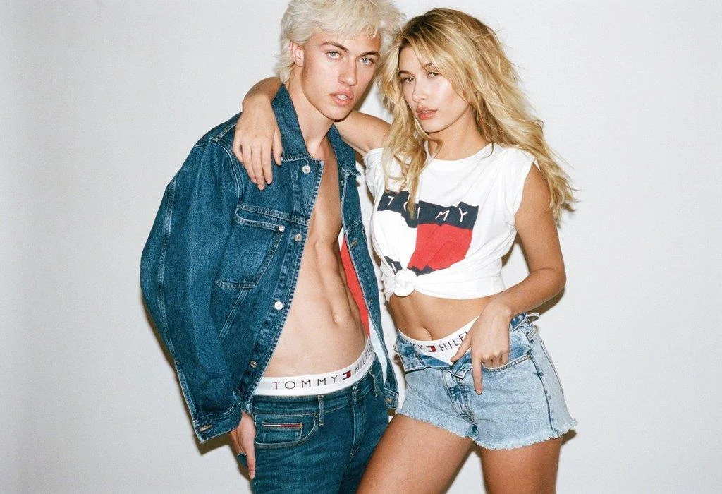 Leveraging social media has become an integral aspect of the continued success for fashion industry favorites like Lucky Blue Smith and Hailey Baldwin; image via