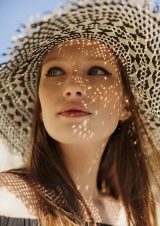 & Other Stories Frayed Straw Hat $29 ; image via
