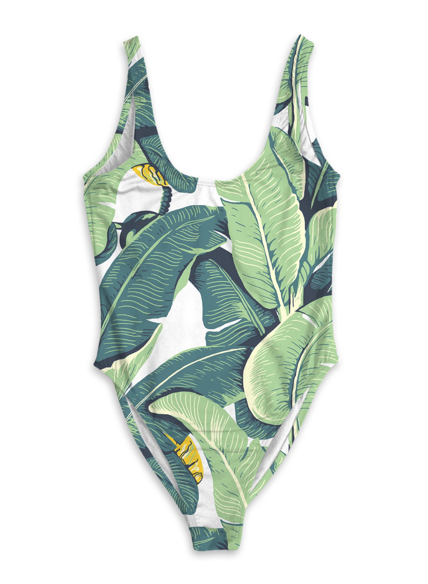 'Palm Tree' One Piece Swimsuit