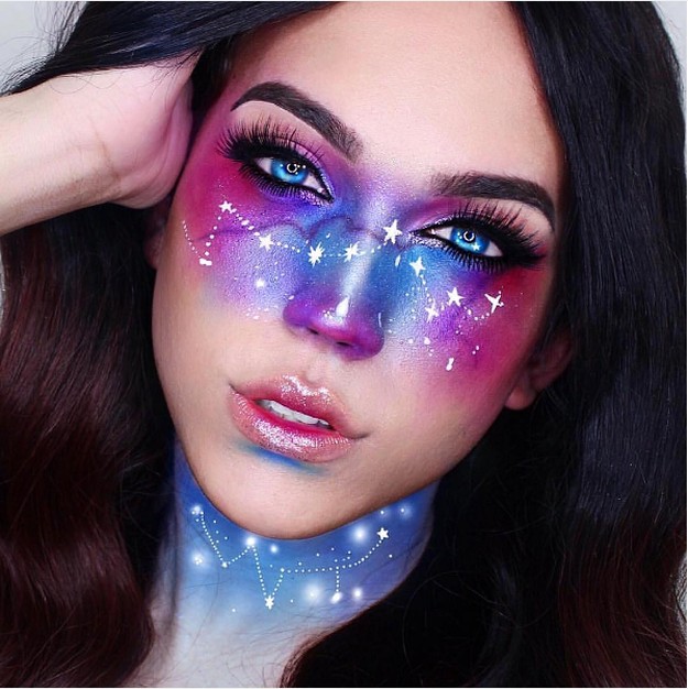 kollektion Kritisk Milepæl Halloween Galaxy Makeup — MODA