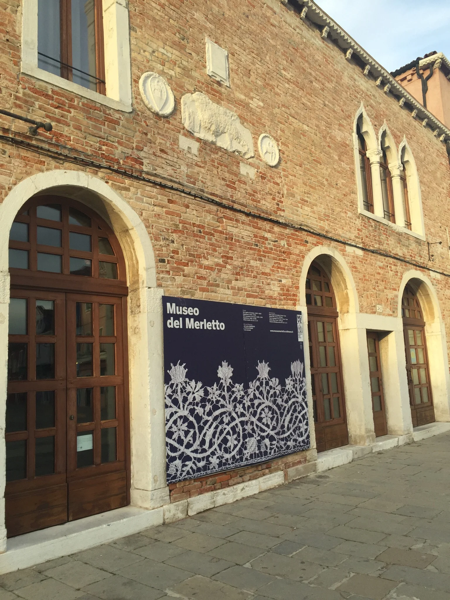 " Lace museum in Burano, Italy, where I first came across using lace as a possible fabric material, and the interesting history of weaving."