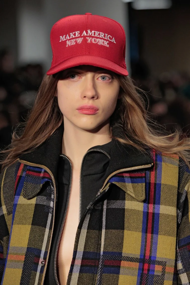 Proceeds from Public School's "Make American New York" hats will benefit the ACLU; image via