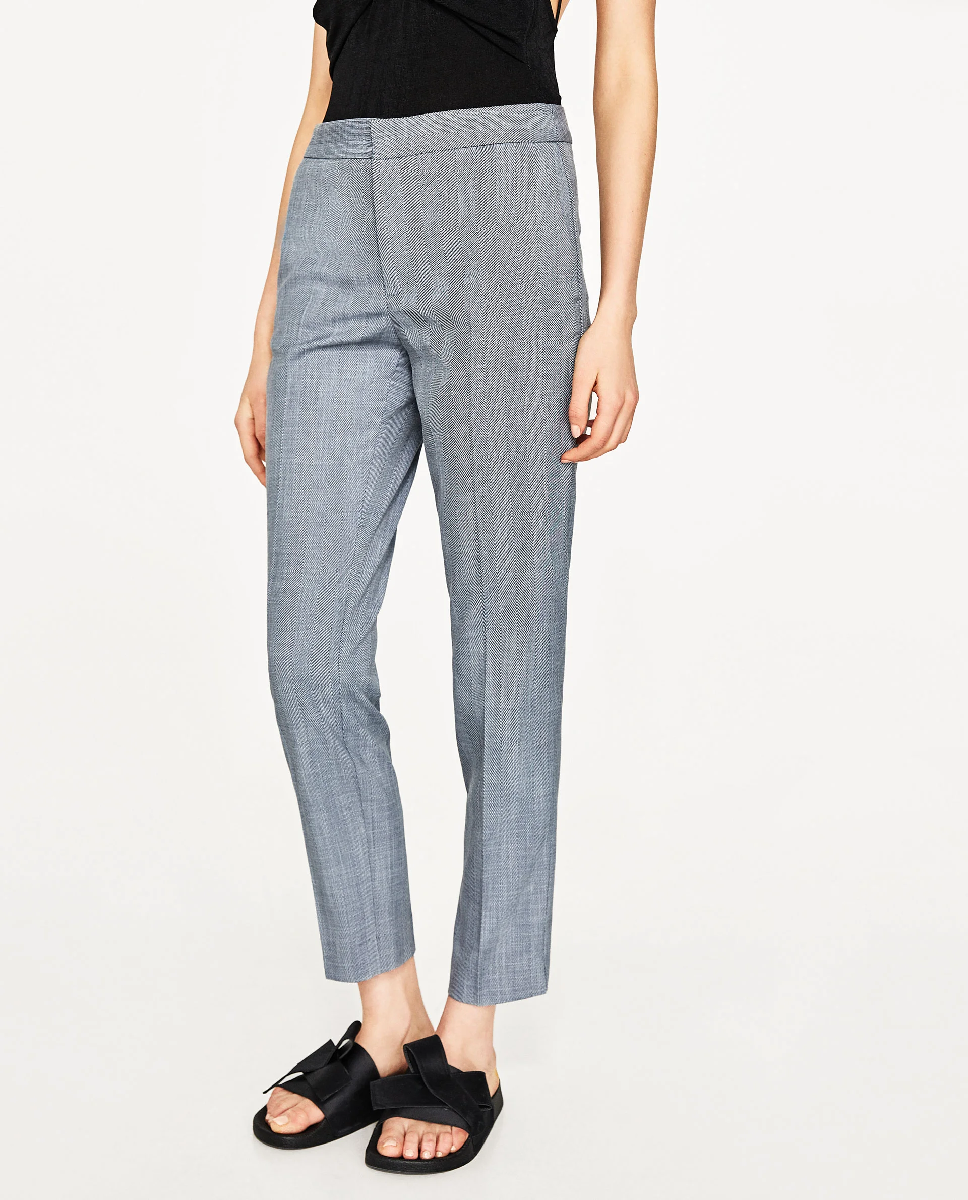 HERRINGBONE TROUSERS