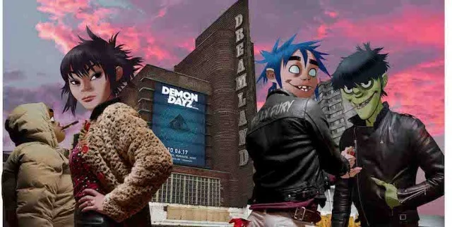 Release art of Demon Dayz Festival announcement - image from stereogum