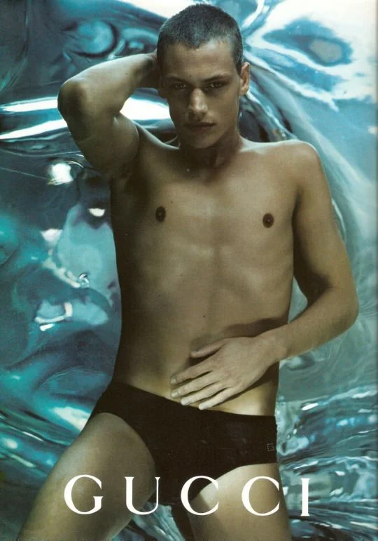 Ryan Locke for Gucci, shot by Mario Testino | Image Via