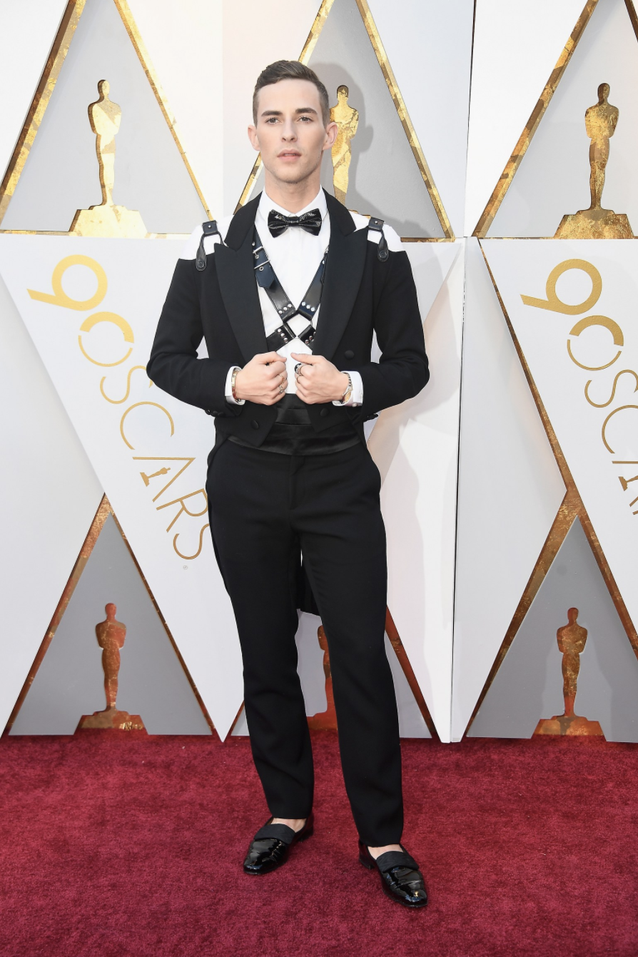 Adam Rippon in Moschino by Jeremy Scott | Image Via