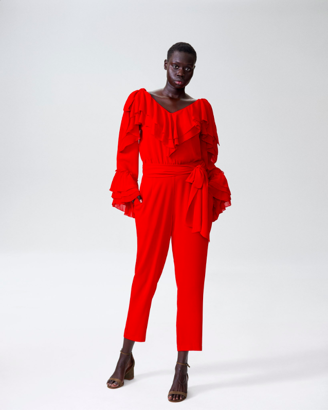  jumpsuit available in red and black 