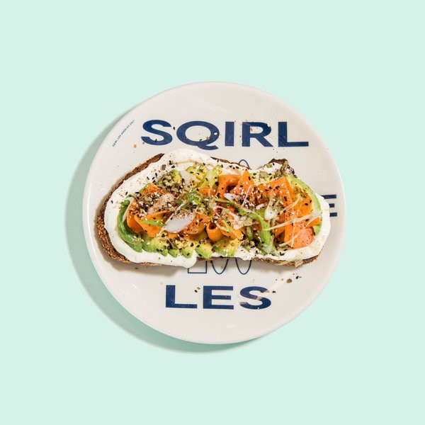 OG avocado toast at Squirl. Image via .