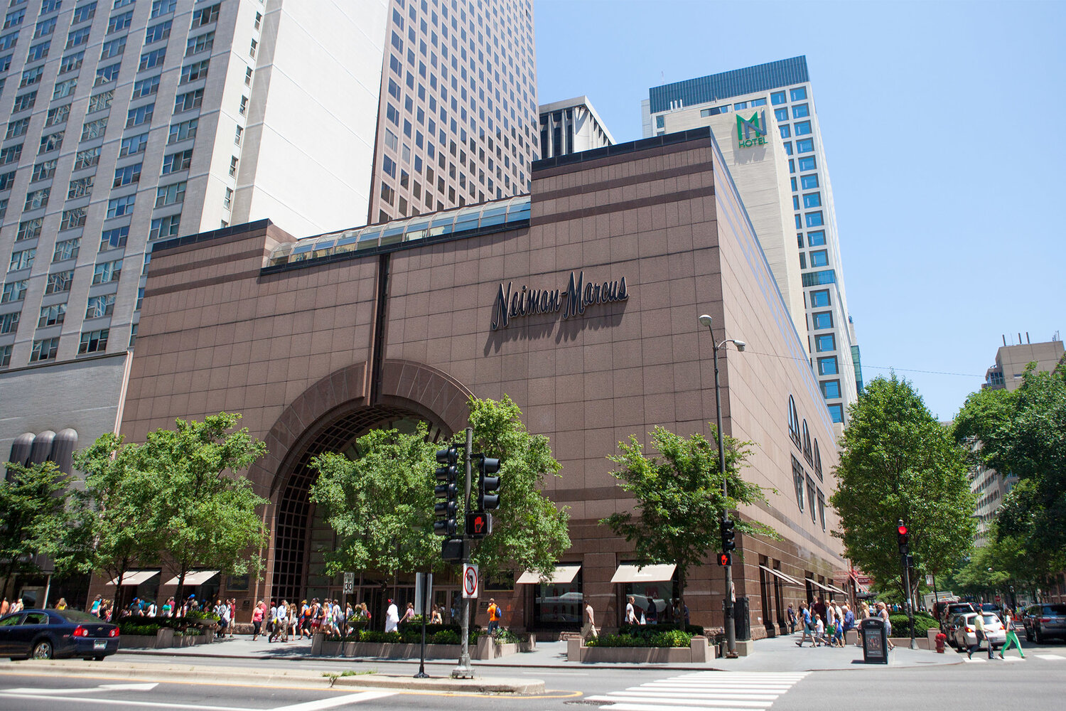 Neiman Marcus Chicago, on the famed Magnificent Mile. Image  Via