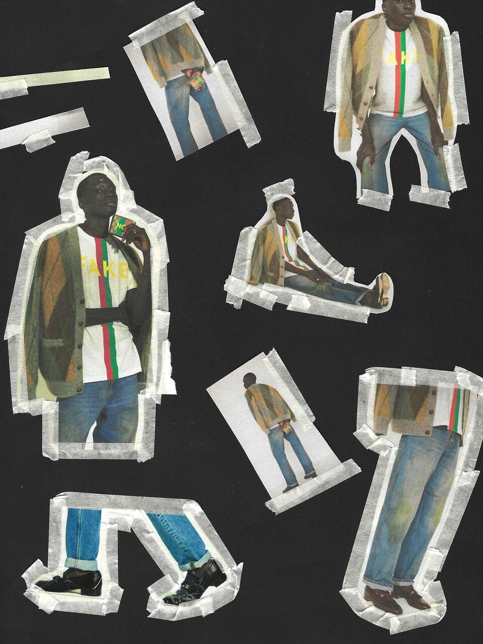 Images from the Fake/Not release. Image Via