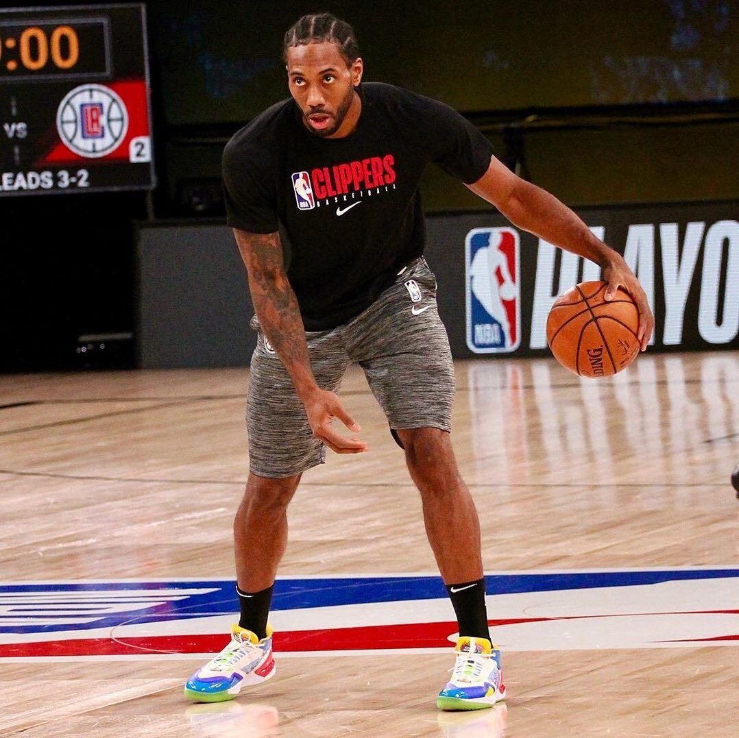 Kawhi Leonard pulled up in the New - Complex Sneakers