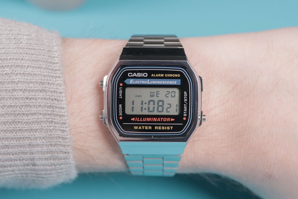 The effortlessly stylish Casio A168. Image  Via