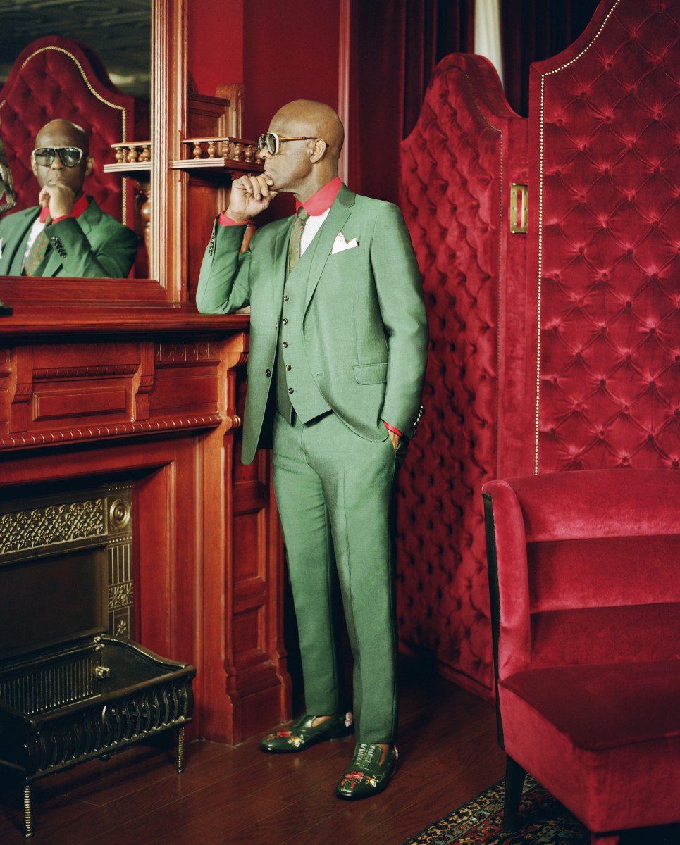 Dapper Dan in Gucci.