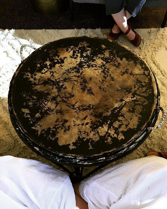 #DrumTherapy That's what I did today for the first time in my life. It was incredibly powerful to do it and to feel it. My #therapist said that the #vibrations created with the #drum go out and make actual changes in the world similar to the #Butterf