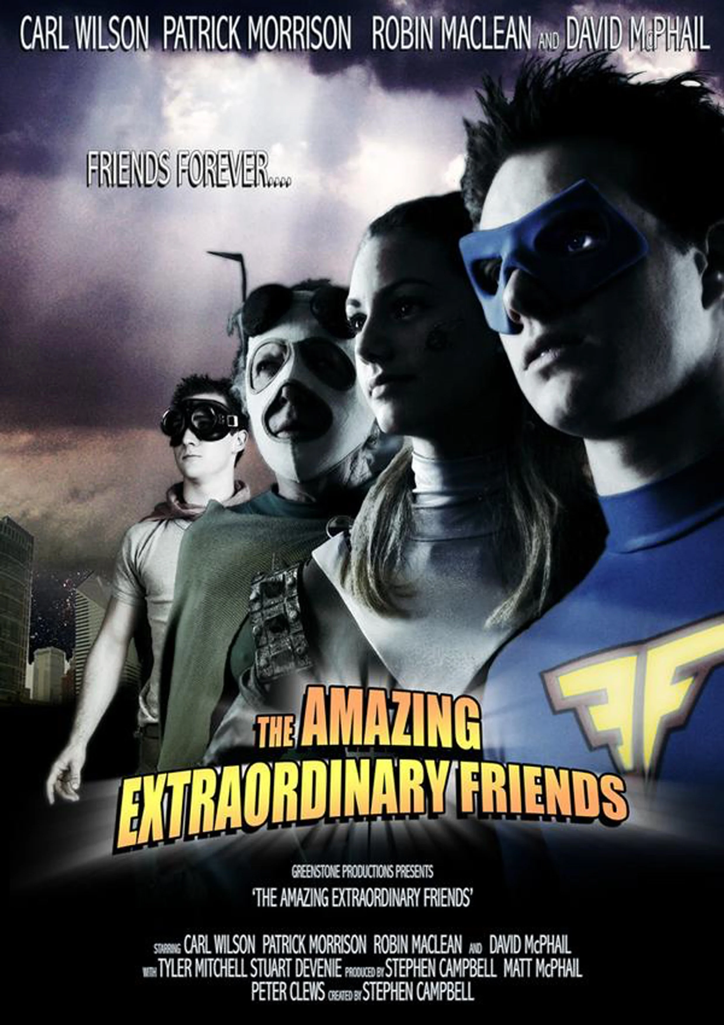 The Amazing Extraordinary Friends: Seasons One, two and Three. (TVNZ) After discovering an ancient alien artefact, 16 year-old Ben Wilson is suddenly transformed into a legendary superhero. Ben must learn to control his new found super powers if he is to save his friends (not to mention the world) from a collective of sinister super villains known as Nemesis. Finalist - 2008 Roma Fiction Festival (Italy) Finalist - the Seoul Drama Festival 2008 (Korea). Finalist - 2008 Qantas Film and Television Awards (New Zealand) Finalist - Best Children’s/Youth Programme at the Aotearoa Film and Television Awards 2011. Winner - special prize at the Seoul International Drama Festival 2011 (Korea)