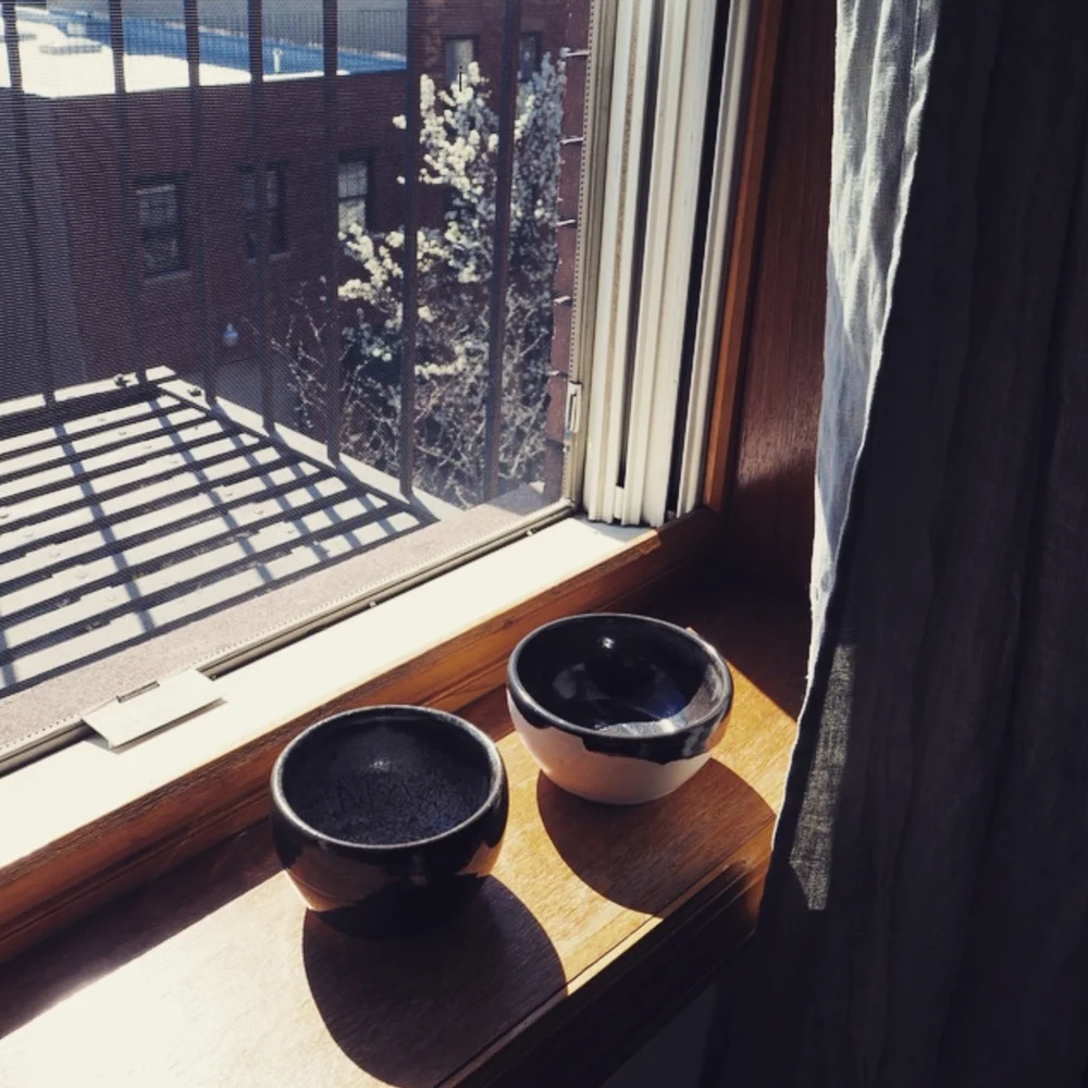 It's springtime in Brooklyn, and @kimchi_kim303 has inspired me to throw clay again. Just signed up for wheel-thrown pottery! It's been too long... 🍶🍶🍶