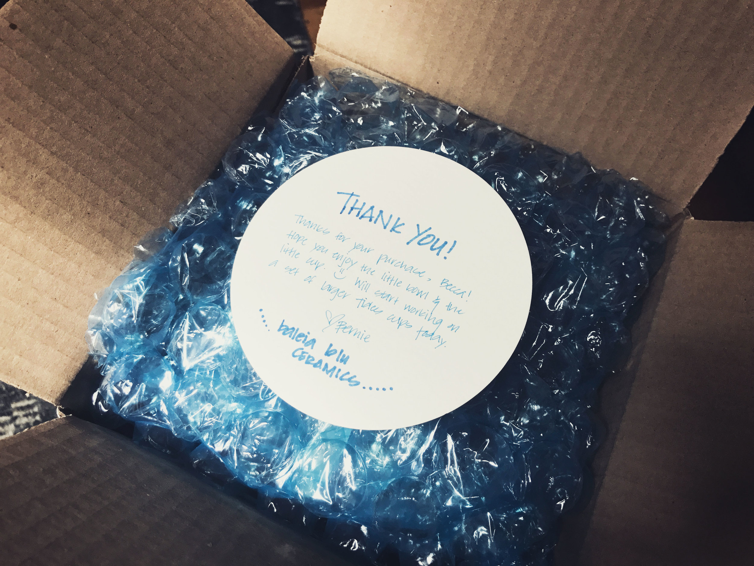 Biodegradable bubble wrap