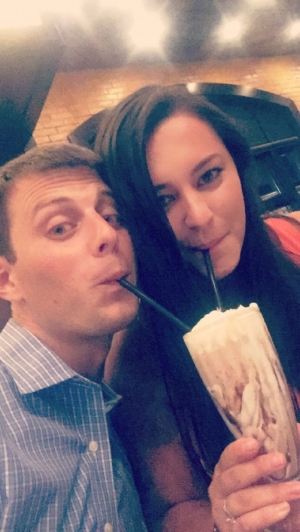 This S'mores Milkshake was INSANE. Enjoyed it with my husband on our 4th Anniversary! 