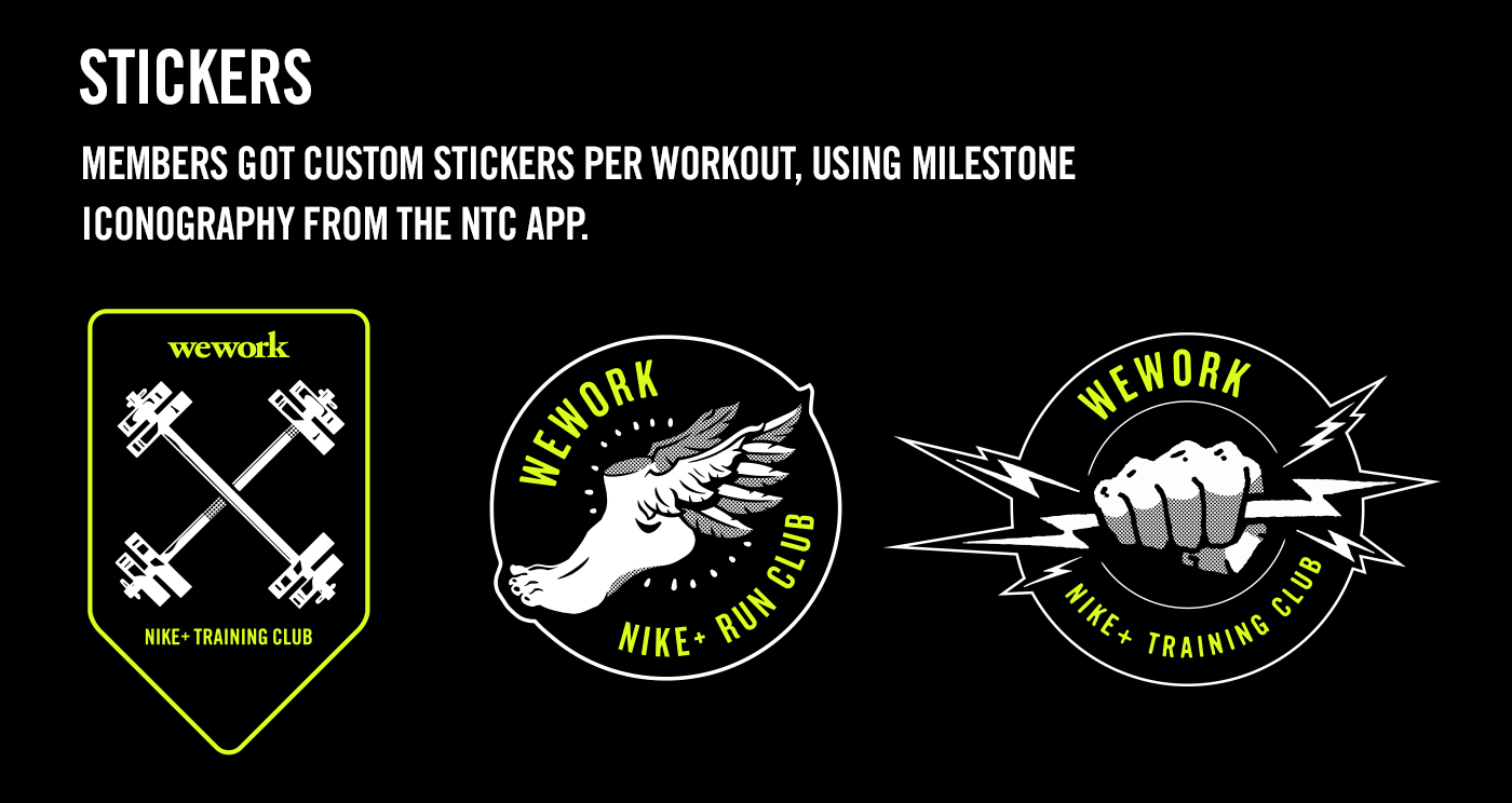 nike run club stickers