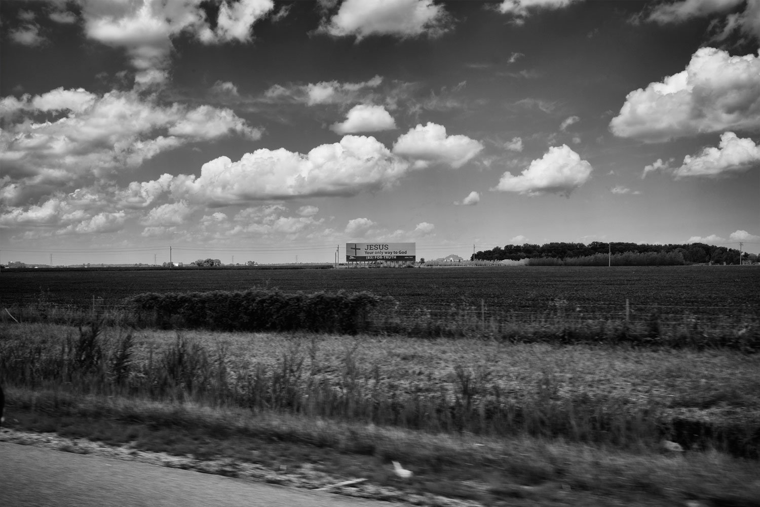 Interstate 80 somewhere between Ohio and Indiana