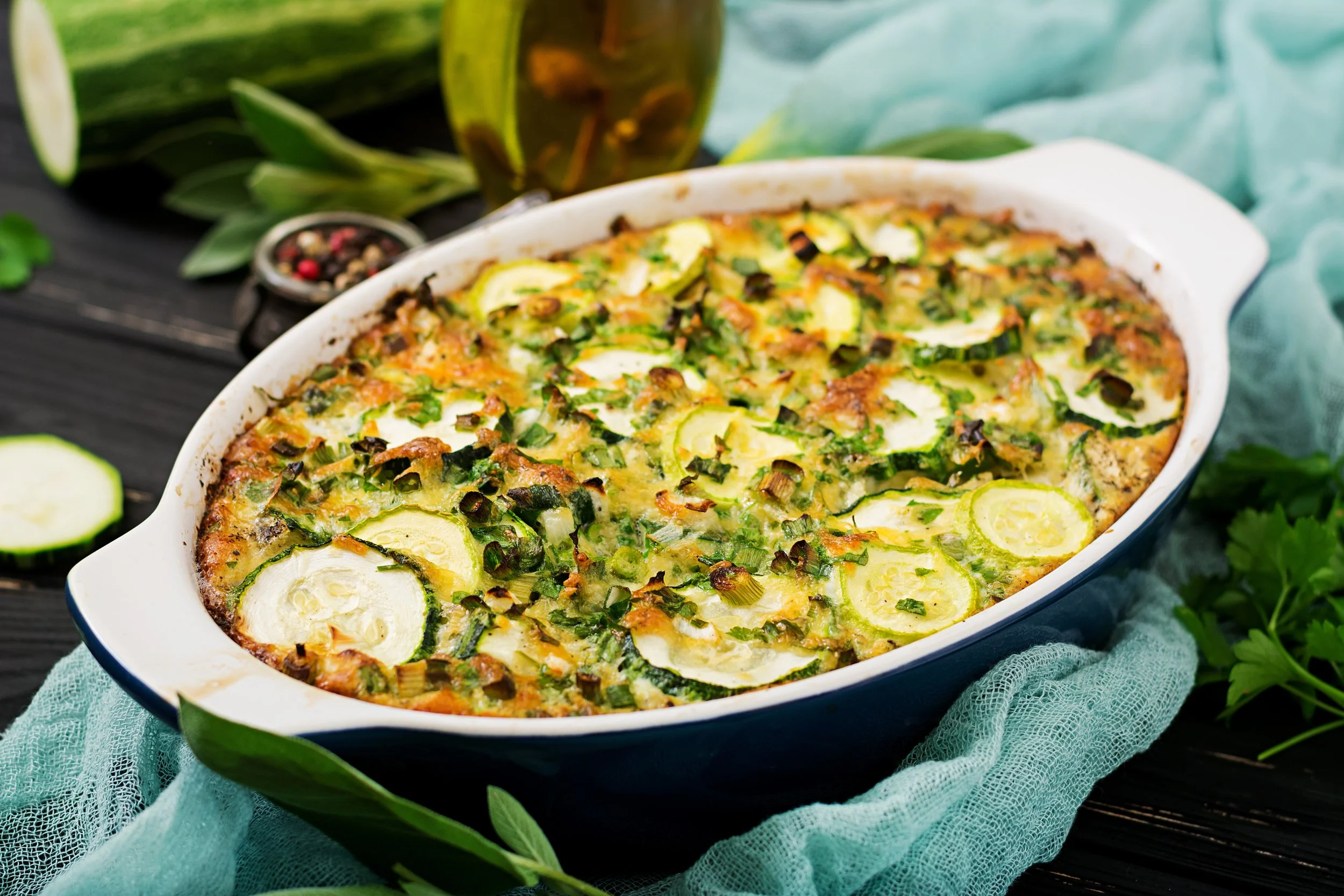 Savory High-Protein Breakfast Bake
