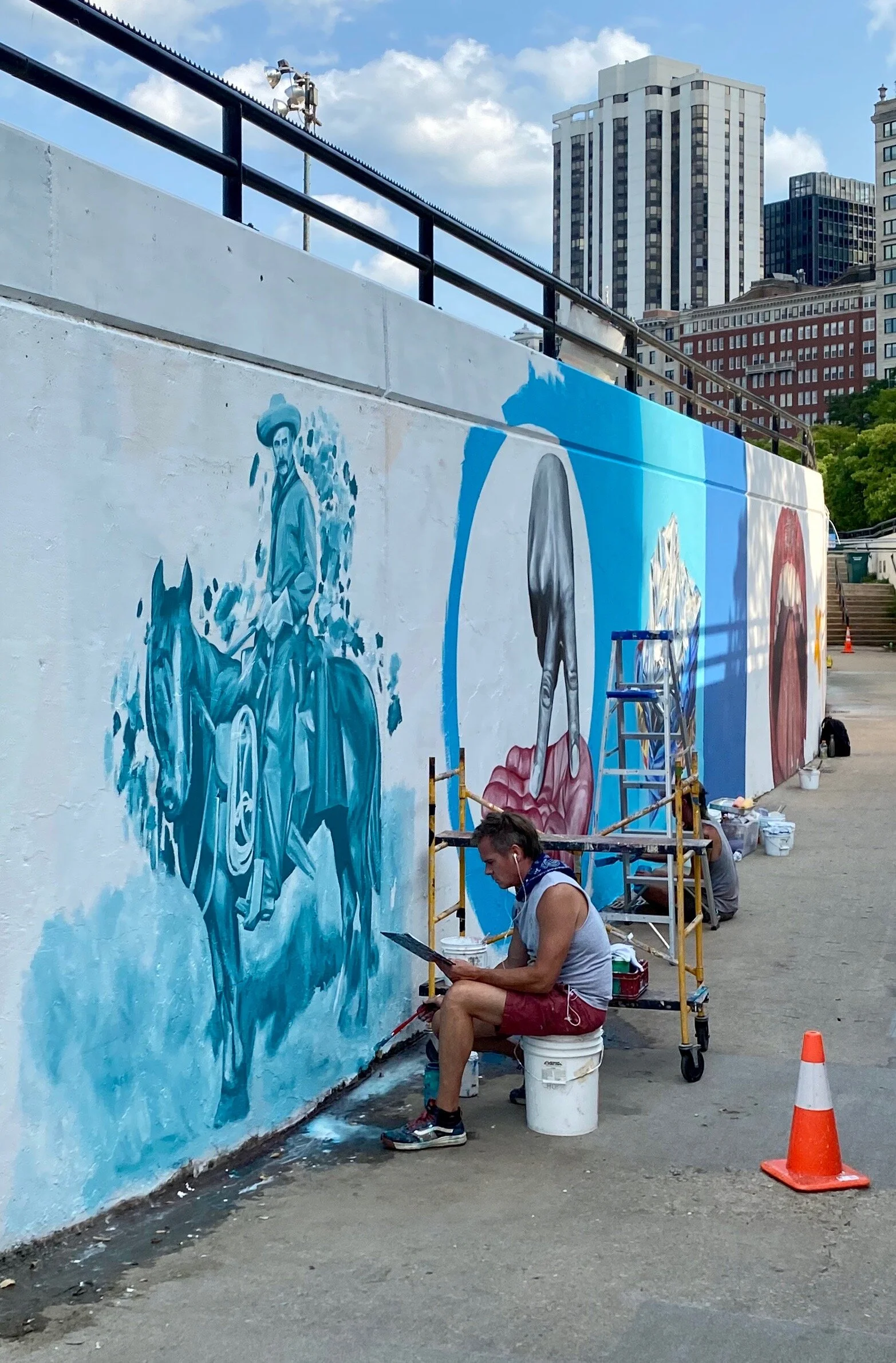 Oak Street Beach Redux — Jeff Zimmermann - LARGE SCALE MURALS