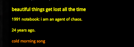 beautiful things get lost all the time