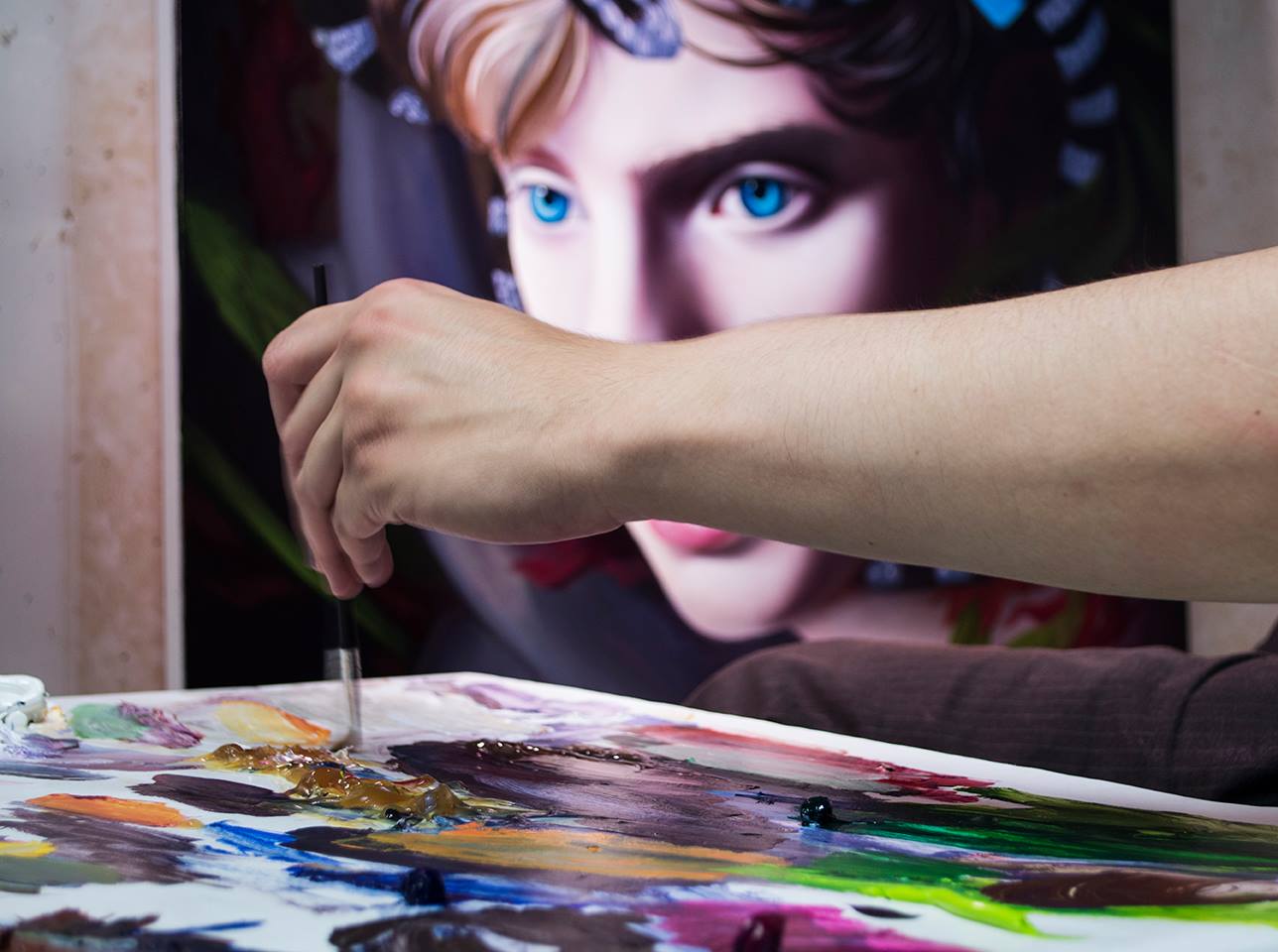 Ryan Martin's studio